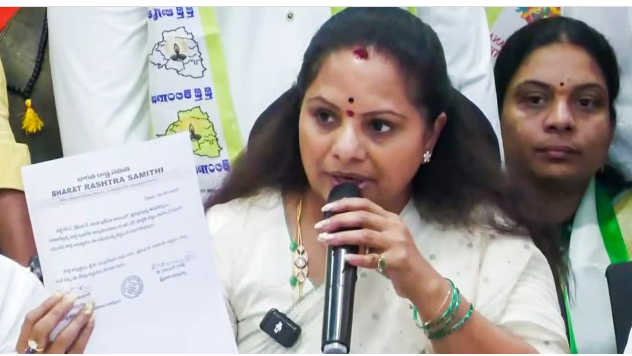 Kavitha resigns from BRS in tears during emotional address